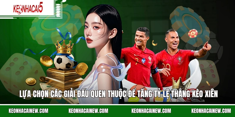 Lựa chọn các giải đấu quen thuộc để tăng tỷ lệ thắng kèo xiên