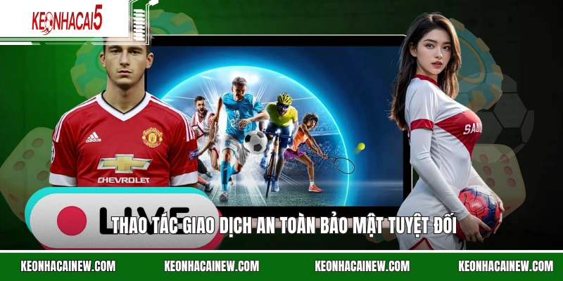 Thao tác giao dịch an toàn bảo mật tuyệt đối